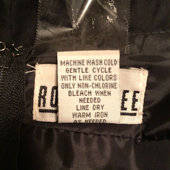 Backless Halter V-neck Midi Dress Size 10 Black - Picture 6 of 7